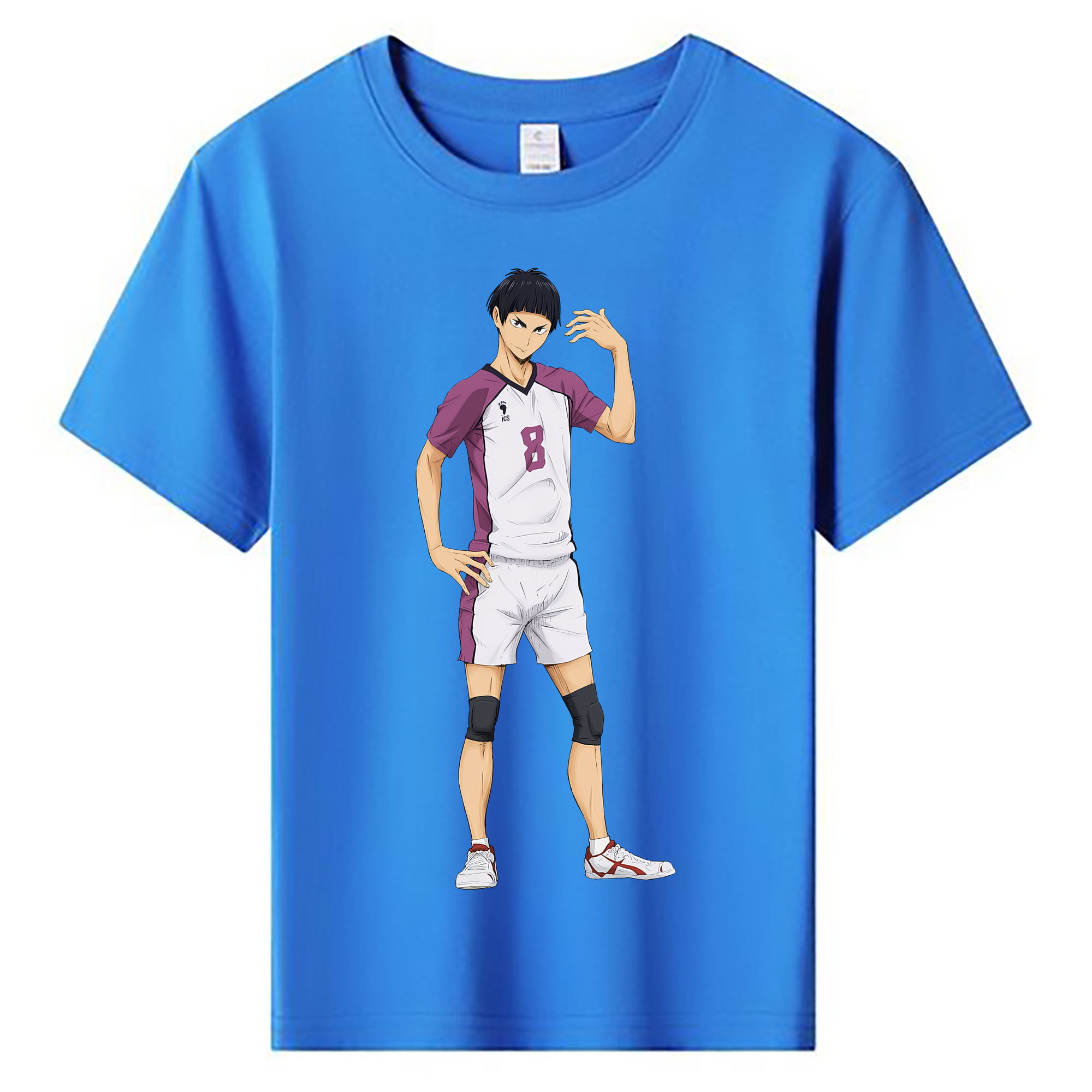 （画像用） ハイキュー!! Haikyu!! 綿100％キッズTシャツ（フロントプリント）